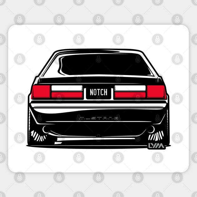 Foxbody Ford Mustang Notch 5.0 Magnet by LYM Clothing